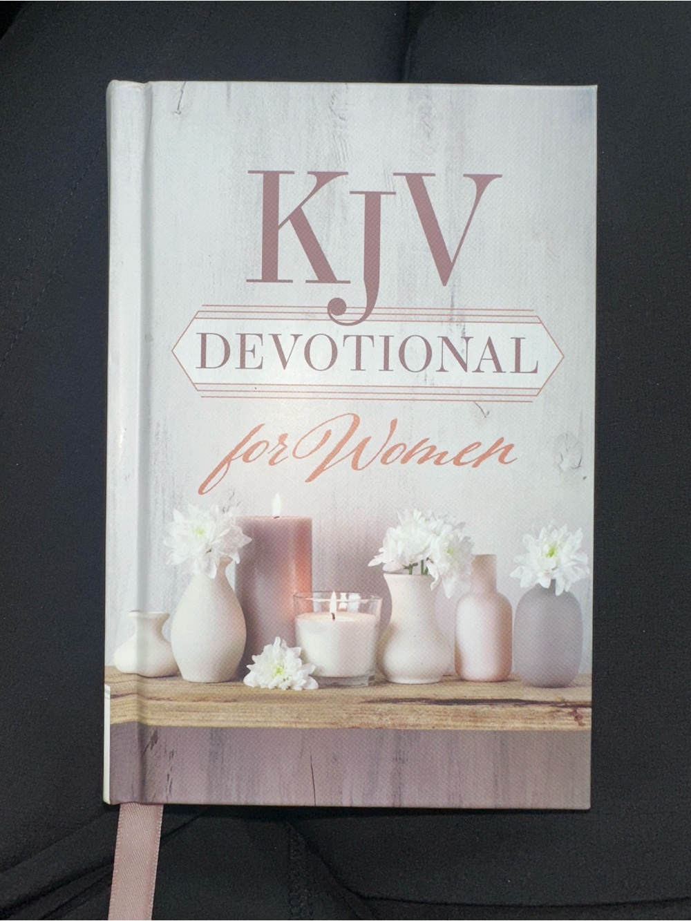 KJV Devotional for Women - Pink White Cover